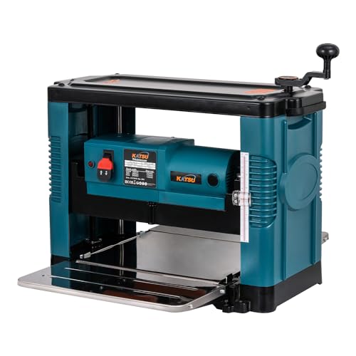 KATSU Tools Cepillo Eléctrica de Regrueso 330mm 1850W Regruesadora para Madera...