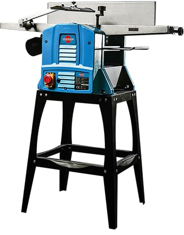 LEMAN - Regruesadora Cepilladora LODRA260, 260 mm, Motor 1500 W, 2 Cuchillas HSS, Avance...