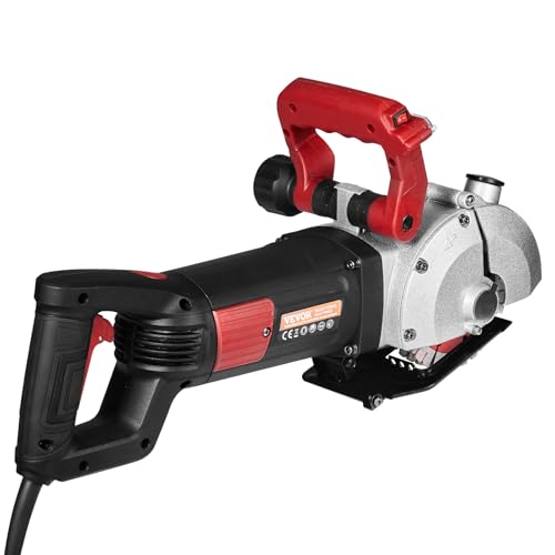 VEVOR Rozadora de Muros de Cable con Láser - 4800W, 6500 rpm, Max Profundidad y Ancho de...