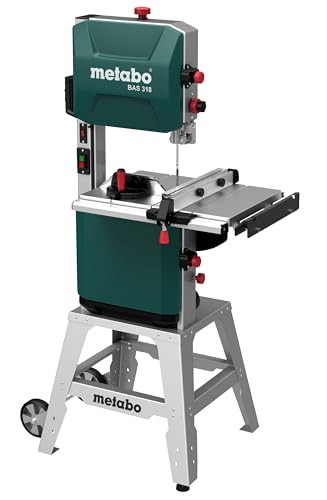 Metabo 619009000 - Sierra de Cinta Bas 318 Precision WNB - Monofásica, Verde