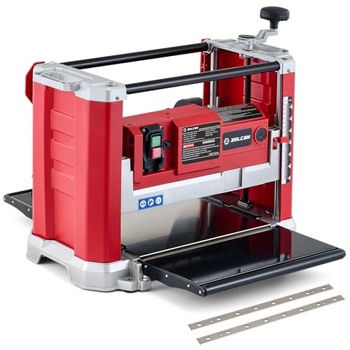 ZELCAN Cepilladora de Banco Electrica 33 cm, 2000W con 2 Cuchillas y 20000 Cortes/min,...